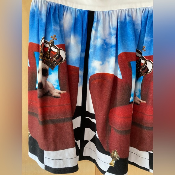 Isola Marras One-Piece Dress with Dog Print - Size 40 - Picture 5 of 7